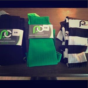 Three BRAND NEW pairs of Pro Compression socks